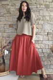Paloma Ripley Skirt Sangria